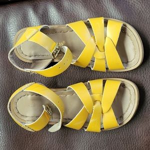 Yellow Mustard Saltwater Sandals